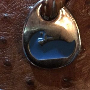 Dooney & Bourke Brown Ostrich Leather purse